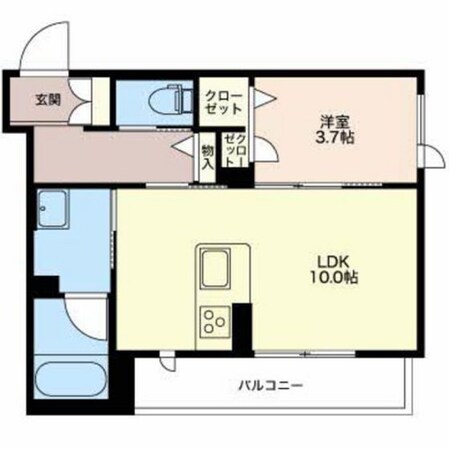 ヴェルデ磯部の物件間取画像